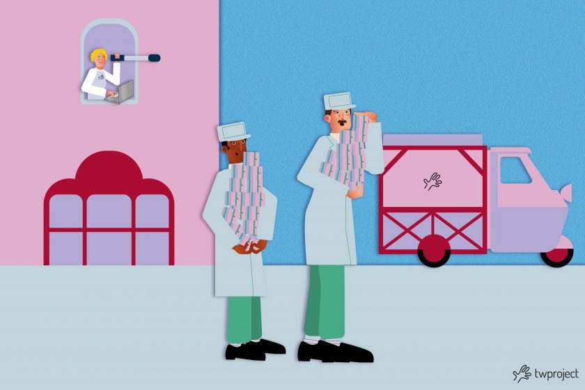 Supply chain management with Twproject