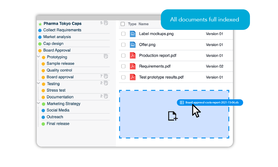 Manage your project documents with Twproject